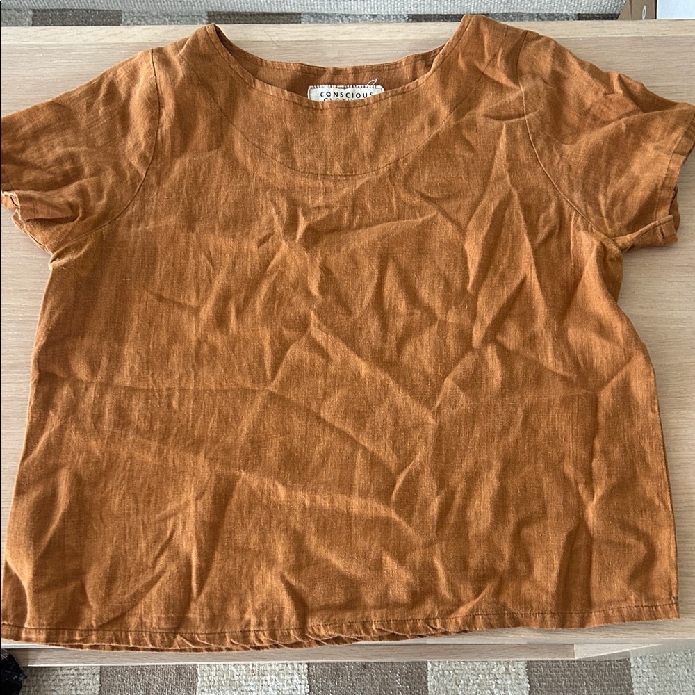 Conscious Clothing Women's Linen Garden Tee